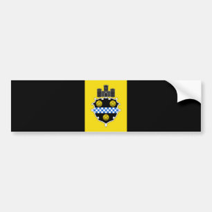 Adesivo Para Carro City Flag de Pittsburgh (Pensilvânia)