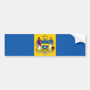 Adesivo Para Carro City Flag of Philadelphia (Pensilvânia)
