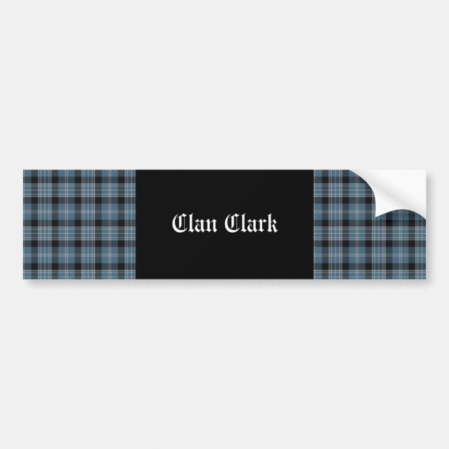 Adesivo Para Carro Clan Clark Tartan (Frente)