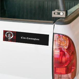 Adesivo Para Carro Clan Cunningham Crachá & Tartan
