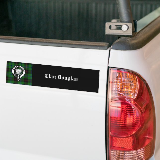 Adesivo Para Carro Clan Douglas Tartan Crest (No caminhão)