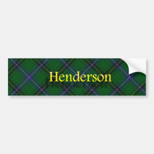 Adesivo Para Carro Clan Henderson Scottish Tartan