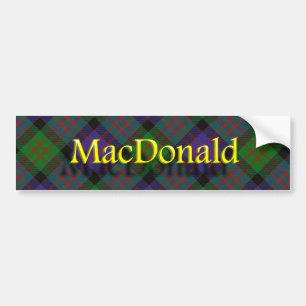 Adesivo Para Carro Clan MacDonald Scottish