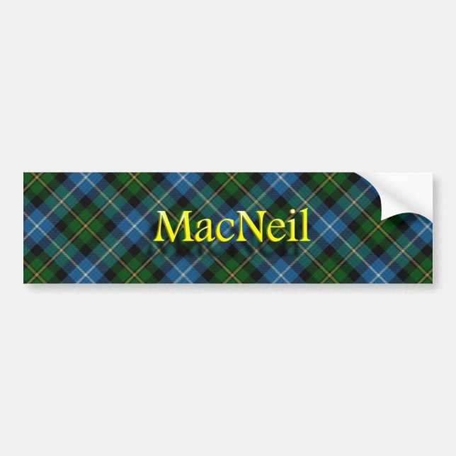 Adesivo Para Carro Clan MacNeil Scottish (Frente)