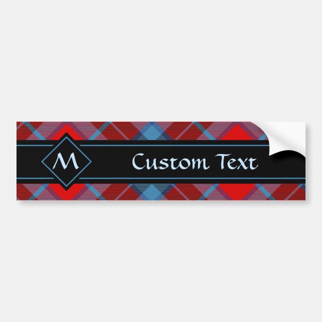 Adesivo Para Carro Clan MacTavish Tartan (Frente)