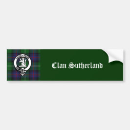 Adesivo Para Carro Clan Sutherland Crest & Tartan