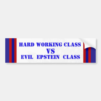 Adesivo Para Carro Class Evil Epstein Corruption vs Working Class PED