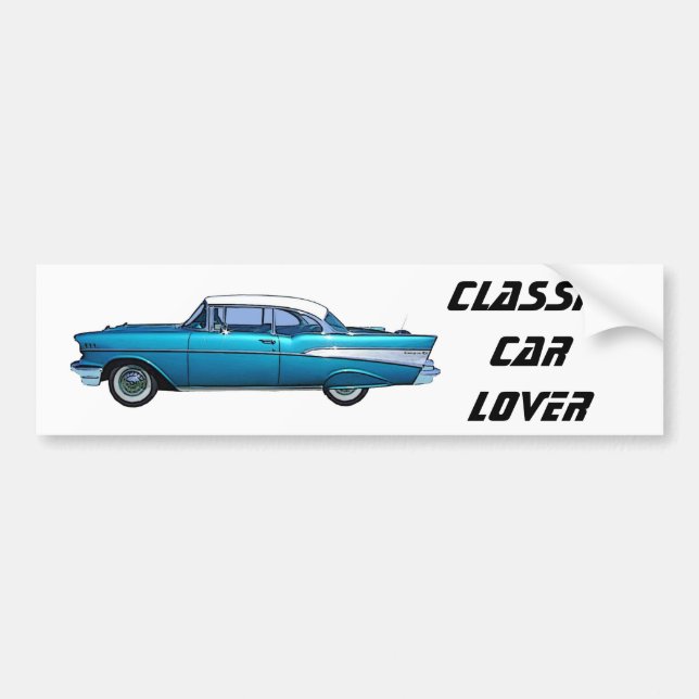 Adesivo Para Carro Classic car 1957 Chevy BelAire (Frente)