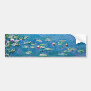 Adesivo Para Carro Claude Monet - Lírios Água 1906