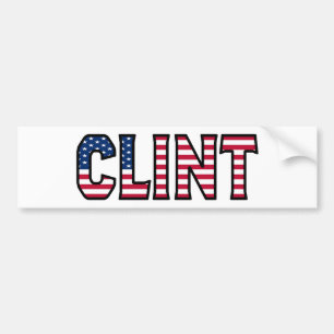 Adesivo Para Carro Clint Name Vorname USA Aufkleber Sticker Auto
