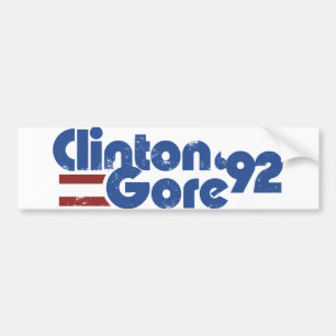 Adesivo Para Carro Clinton GORE 1992