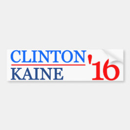 Adesivo Para Carro Clinton Kaine 2016