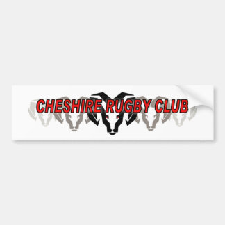 Adesivo Para Carro Clube de Rugby de Cheshire