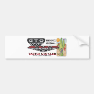 Adesivo Para Carro Clube do cacto GTO