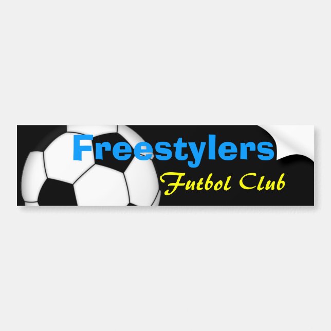 Adesivo Para Carro Clube do futebol dos Freestylers (Frente)