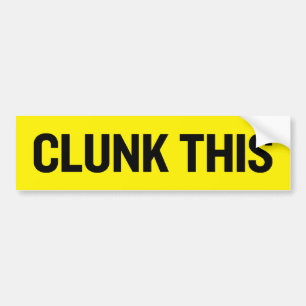 Adesivo Para Carro Clunk isto