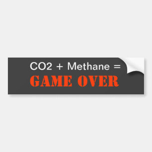 Adesivo Para Carro CO2 + Metano = jogo sobre