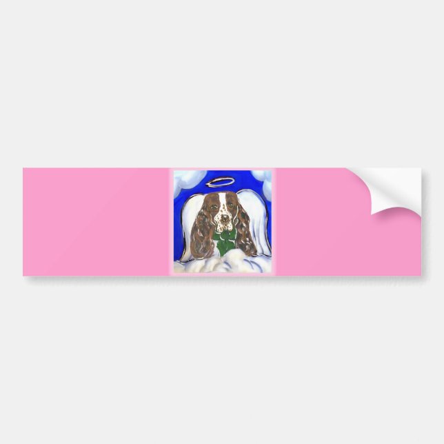 Adesivo Para Carro Cocker Spaniel Inglês (Frente)