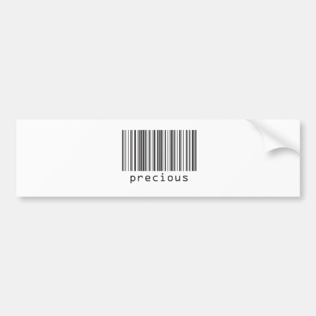 Adesivo Para Carro Código de barras - Precioso (Frente)