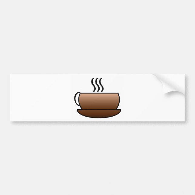 Adesivo Para Carro Coffee Mug (Frente)