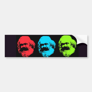Adesivo Para Carro Colagem de Karl Marx