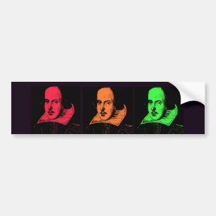 Adesivo Para Carro Colagem de William Shakespeare