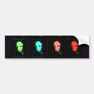 Adesivo Para Carro Colagem de Wolfgang Amadeus Mozart