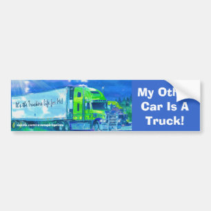 Adesivo Para Carro Coleção Bumper Sticker de Grandes Caminhões