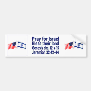 Adesivo Para Carro Coleção da bandeira israelita & americana