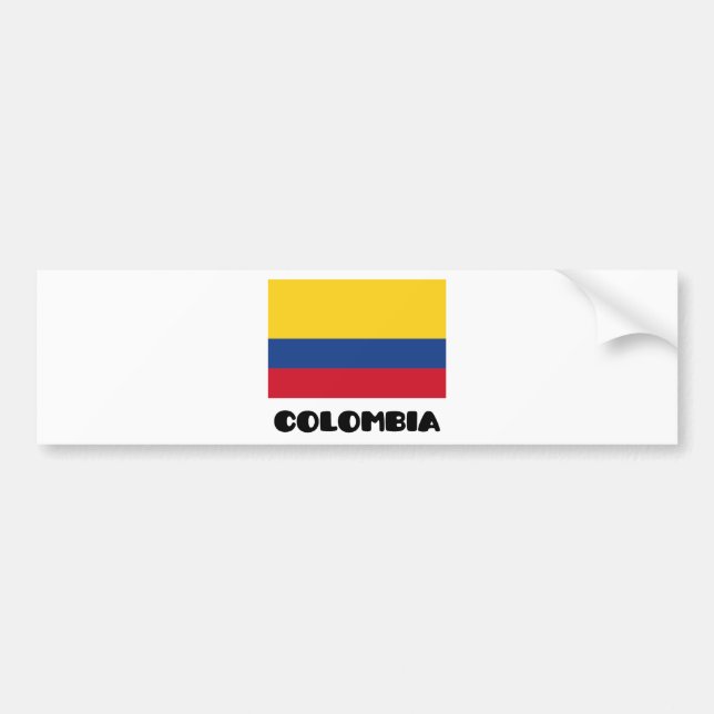 Adesivo Para Carro Colômbia (Frente)