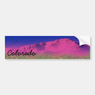Adesivo Para Carro Colorado colorido, montanha máxima dos piques