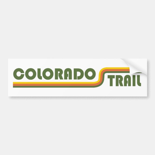 Adesivo Para Carro Colorado Trail (Frente)