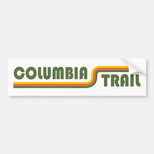 Adesivo Para Carro Columbia Trail New Jersey (Frente)