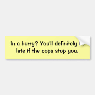 Adesivo Para Carro Com pressa? Autocolante no vidro traseiro das