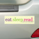 Adesivo Para Carro Coma, durma, LEIA - retro (On Car)