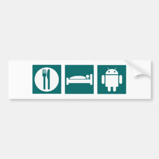 Adesivo Para Carro Coma o Android do sono