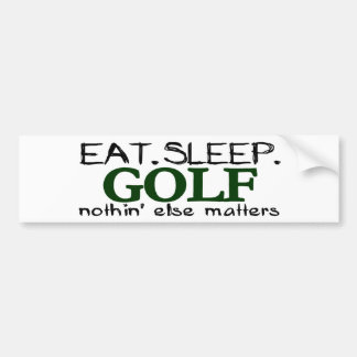 Adesivo Para Carro Coma o golfe do sono