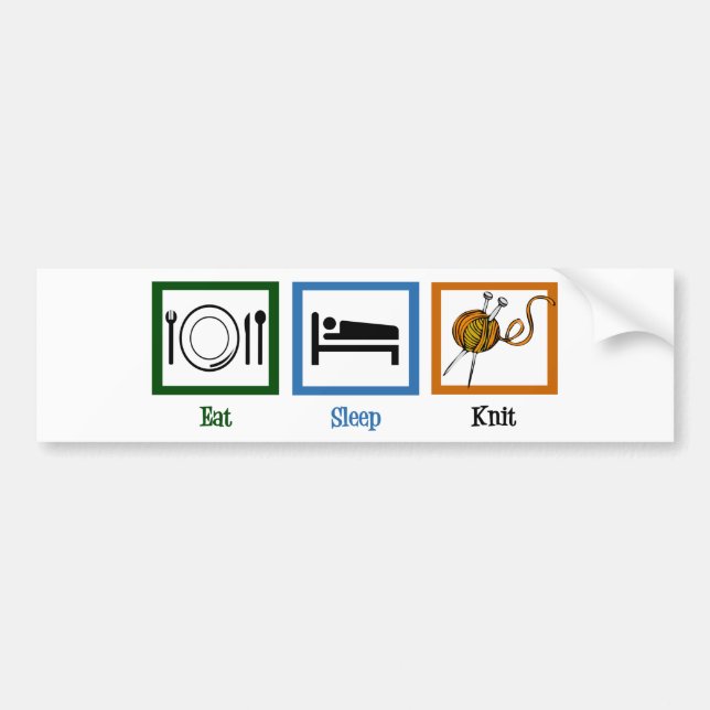 Adesivo Para Carro Coma o kit de dormir (Frente)