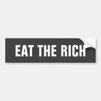 Adesivo Para Carro Coma o Rich Bumper Sticker