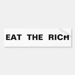 Adesivo Para Carro Coma o Rich Bumper Sticker