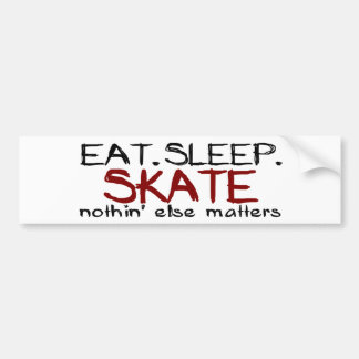 Adesivo Para Carro Coma o skate do sono