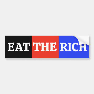 Adesivo Para Carro Coma os ricos