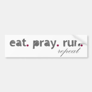 Adesivo Para Carro coma. pray. funcione. Autocolante no vidro