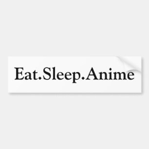 Adesivo Para Carro Coma. Sono. Autocolante no vidro traseiro do Anime