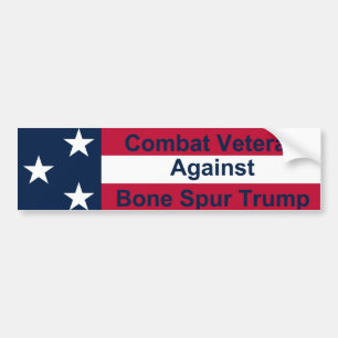 Adesivo Para Carro Combate Veterano Contra Trump