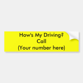 Adesivo Para Carro Como meu está conduzindo?