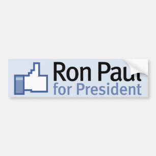 Adesivo Para Carro Como o autocolante no vidro traseiro de Ron Paul