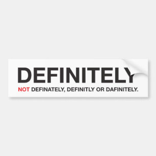 Adesivo Para Carro Como soletrar "definida "