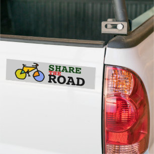 Adesivo Para Carro compartilhe da bicicleta/bicicleta do ~ da estrada