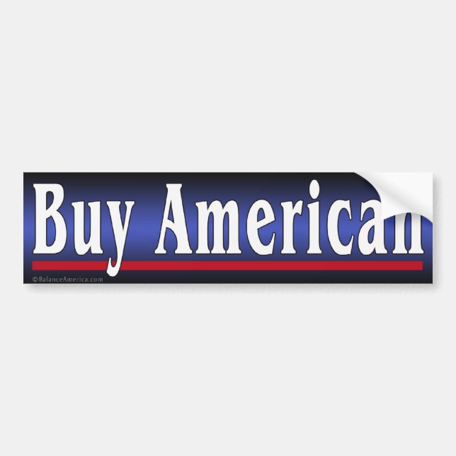 Adesivo Para Carro Comprar Blue Bumper Sticker (Frente)